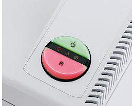 Hoher Bedienkomfort: Großflächiges, hinterleuchtetes Schaltelement EASY_SWITCH mit Bedienerführung durch Farbsignale und Leuchtsymbole