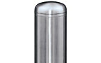 Stainless steel barrier post