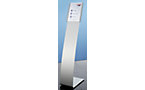 Floor stand, anodised aluminium
