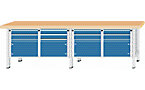 Werkbank, bladbreedte 2800 mm