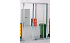 Kit de porte pour cloisons grillagées modulaires