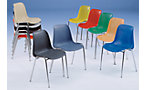 Plastic stacking chair