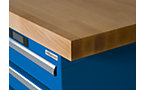 Modular workbench system, worktop