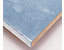 Worktop with chipboard core and 1.5 mm thick sheet steel cover, ideal for heavy mechanical stress
