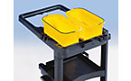 Sanitary bucket set, 2 x 9 l buckets