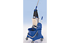 Wide wipe mop with flaps