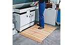 Wooden safety grid, per metre