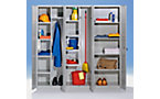 Steel cupboard, HxWxD 1800 x 600 x 500 mm, body in light grey