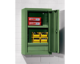 Wall mounted cupboards with drawer