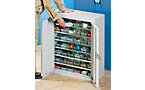 Storage and small parts cupboard