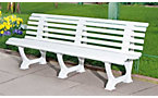 Bancs en plastique
