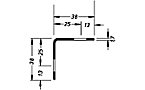 Perfis angulares em aço para sistema modular