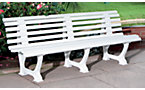 Bancs en plastique