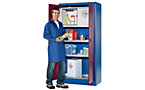 Environmental cupboard made of sheet steel