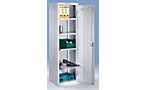 Storage cupboard made of steel