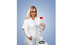 Battery powered laboratory pump
