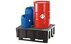 2-drum sump tray for 200 litre drums, max. load 600 kg