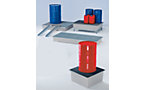 Base sump tray made of GRP