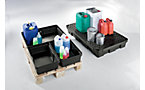PE small container pallet sump tray