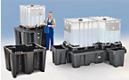 PE sump tray for IBC/CTC tank containers