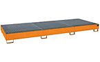 Steel sump tray for IBC/CTC tank containers