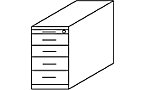 Basic II - Álló kisszekrény