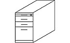 Basic II - Álló kisszekrény