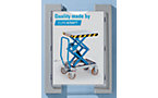 Metalen affichehouder