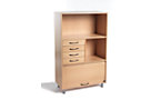 Gerdmans fanér - Förvaring på benstativ