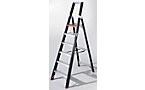 Safety step ladder, powder coated black