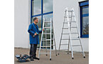 Veiligheids-sportenladder, tweezijdig begaanbaar