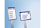 Vloerstandaard met infobord