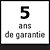 |<b>5 ans de garantie</b><br/>Les produits portant ce symbole bénéficient d'une garantie de 5 ans à partir de leur livraison sur le matériau et la fabrication. P_JAHR0068KK-fr