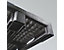 The rounded foot-in-foot design protects against damage caused by pallet trucks and fork tips