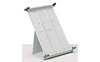 Clear view panel table pedestal