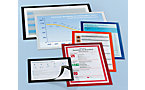 Magnetic frame, self-adhering