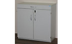 office akktiv equipment cupboard with sorting table