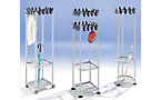 Multiple column coat rack