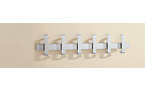 Safety wall mounted coat rack