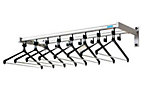 Wall mounted coat rack