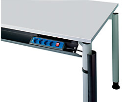Folding cable tray easily reveals horizontal cable duct