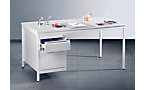 Foreman's desk, light grey