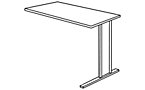 Christine - Extension table with C-foot frame