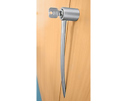 Lock integrated in handle