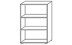 Nicola - Office shelf unit