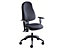 With height adjustable arm rests (accessory)