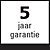 |<b>Met 5 jaar garantie</b><br/>Op producten die met dit symbool zijn gekenmerkt, verlenen wij een kwaliteitsgarantie op materiaal en afwerking voor de duur van 5 jaar vanaf levering. P_JAHR0068KK-nl