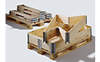 Houten opzetrand voor pallets = 1200 x 800 mm