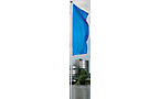 Flag pole made of anodised aluminium