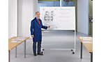 Whiteboard mit Fahrgestell